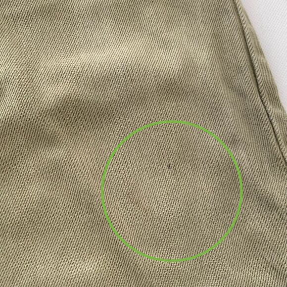 Zara Paperbag Denim Jeans Sz 2 Brown High Rise Taper Pant Preppy Boho Grunge - Picture 8 of 12